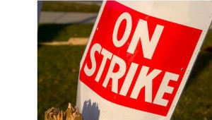 on strike